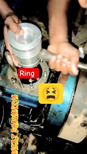 engine piston rings fitting #shortvideo #shorts