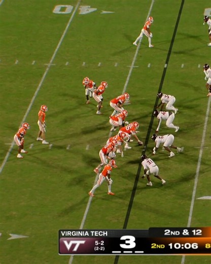 Virginia Tech Football on X: "Defense wrecking havoc 🫨 Eric Mensah 🤝 @JasonAbbey33 #LetsGoHokies | 📺 @espn" / X