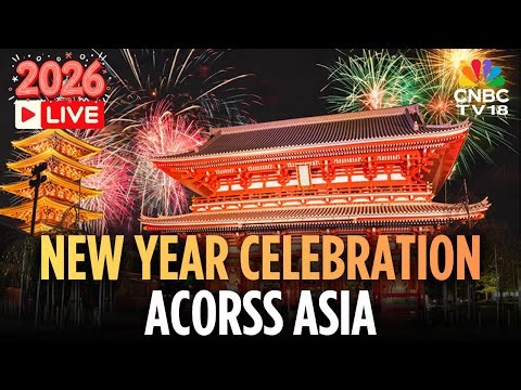 New Year 2026 LIVE: Grand Celebration Across Asia on New Year's Eve | Korea, India, Malaysia | N18G