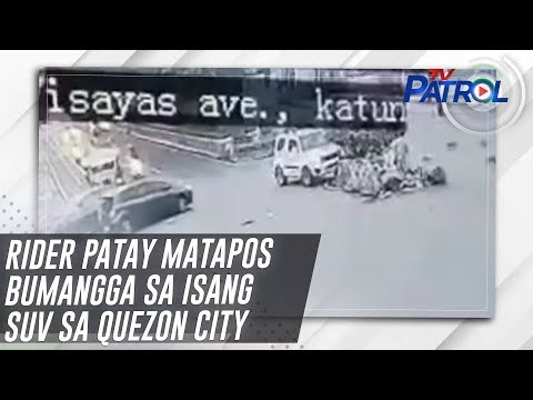 Rider patay matapos bumangga sa isang SUV sa Quezon City | TV Patrol