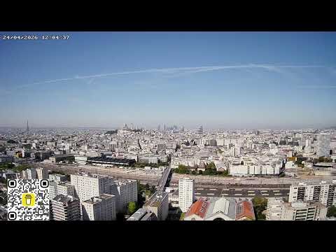 🔴 Webcam - Direct - Live - Paris Skyline - 24/04/2026