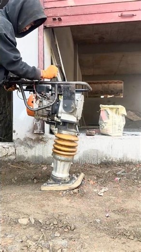 Jumping Jack Compactor in Action | Soil Compaction Work #ytshorts