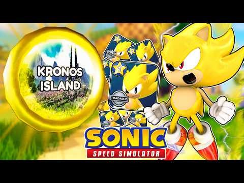 CLASSIC Super Sonic! | BIGGEST World Yet! | Kronos Island (Sonic Speed Simulator Roblox)