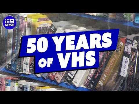 The Rise and Fall of the Legendary VHS Tape | 9 News Australia