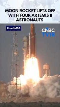 MOMENT: NASA Launches First Crewed Lunar Mission in Half a Century | Artemis II Moon Mission | N18G
