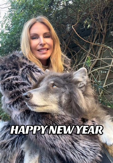 Happy New Year from the Wolf Pack. Sending you love for 2026 and Thankyou so much for supporting my pages. It means a lot 🙏🐺🖤 #wolf #wolves #wolfdog #wolfgirl #bluewolf