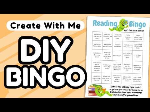 Quickly make a DIY Bingo Game | Tutorial for Beginners
