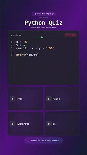 Can You Guess the Output? 🐍 Python String Comparison Challenge