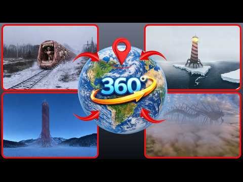 360° Video: Discovering SCP-6778 Train Eater and Trevor Henderson Creatures on Google Earth!