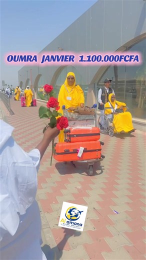Umrah January package 1.100.000 FCFA - Makkah & Madinah flowers