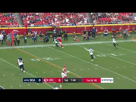 Trevon Diggs gets his 1st interception as a Seahawk
