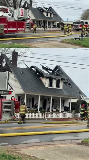 How Quickly a House Fire Can Change Everything #structurefire #emergencyresponse #dramatic