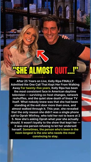Kelly Ripa FINALLY Admitted the One Call That Kept Her From Walking Away For twenty-five years