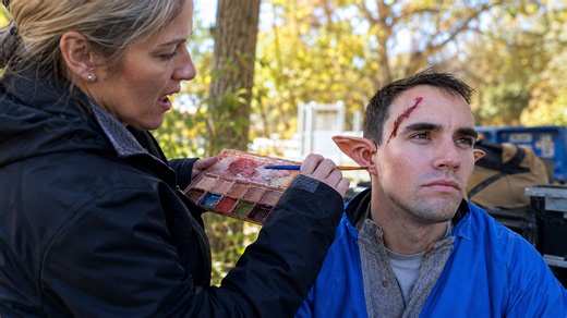 What it takes to create realistic film makeup
