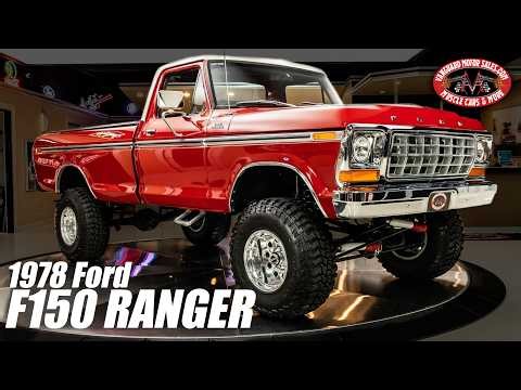 1978 Ford F150 Ranger 4X4 Pickup For Sale Vanguard Motor Sales #1322