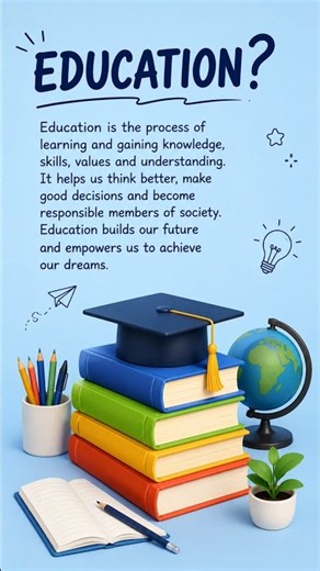 What Is Education? 📚 | The Power of Learning | Education Explained #motivation #learningmatters