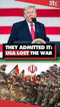 War hawks admit Iran defeated USA - and it will change the world!