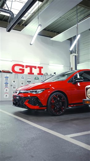 50 years ago, it changed everything. Today, it still does. From Mk1 to EDITION 50. 50 years of GTI. #Volkswagen #GolfGTI #GTI50 ___ Golf GTI EDITION 50 – Combined energy consumption: 7.9-7.6 l/100 km; CO₂ emissions combined: 179-173 g/km; CO₂ class: G-F. | Volkswagen