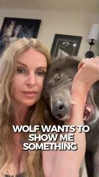 WOLF BITES GIRL - He wanted to show her something really important!