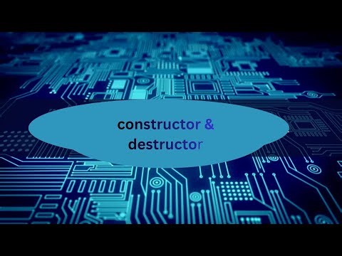 C++ OOP: Constructor and Destructor Explained