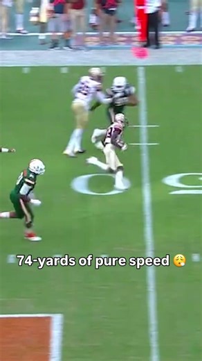 The defense didn't stand a chance ⚡️ #floridastateseminoles #accfootball #collegefootball