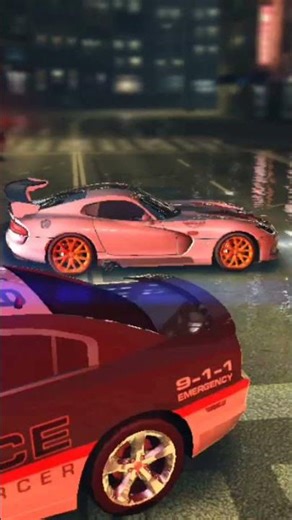 Viper GTS vs Police… Who Wins? 😈💨 #needforspeed #dodgeviper #carracing #policechase