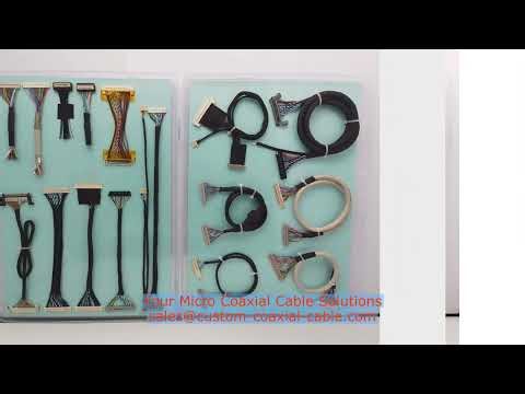 lvds coaxial CABLINE-SS RECEPTACLE 20P IPEX 20765-040E-11 micro-coax wiring harness Thailand factory