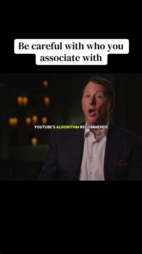 Be mindful with who you associate with #associate #algorithm #richmindsets