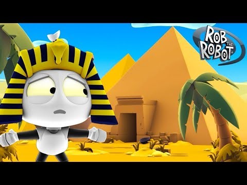 It's Not So Funny Being A Mummy! 🐫 | Rob The Robot | Preschool Learning
