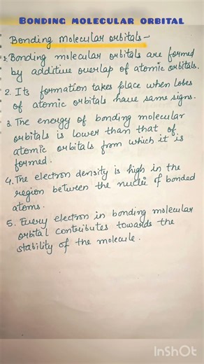 Molecular Orbital Theory Class 11th | Chemistry #shorts_video #ytshorts #chemistry