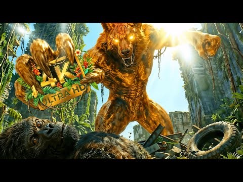 KING KONG vs. Chrome WEREFOX | Battle in the Jungle Ruins of NYC!
