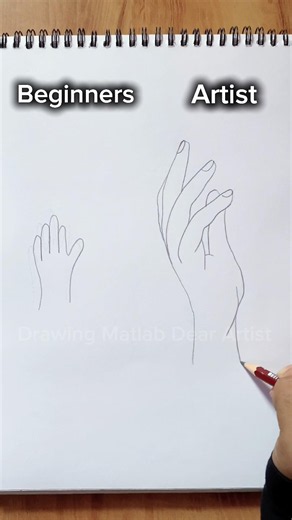 How To Draw Right Hand |hand drawing Easy Tutorial #hand #drawing #shorts