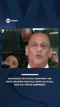 Advogado de Flávio confirma ter feito reunião com ele antes de fuga, mas diz "estar surpreso"