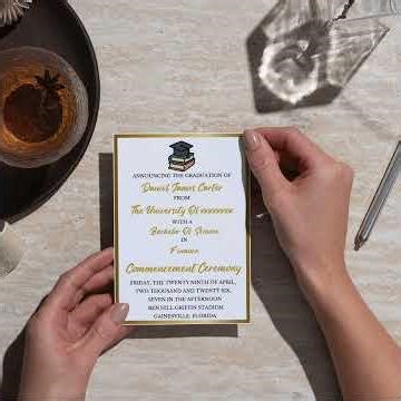 Graduation announcement template, Instant download, Easily editable at Canva