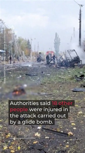 Dozens killed in Russian strike on civilian buses in eastern Ukraine