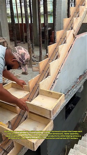 Concrete Stair Formwork Trick Every Builder Should Know!
