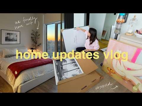 APARTMENT DECOR UPDATES! Craft room furniture, art & new entryway!