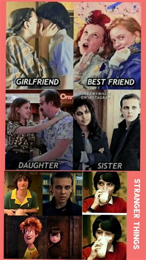 Every Beautiful relationship of stranger things 😍 #strangerthings #netflix