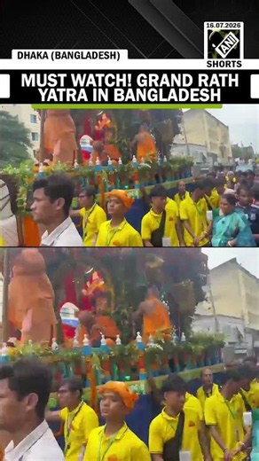 ISKCON Bangladesh organises Grand Rath Yatra Festival in Dhaka; Hundreds Join