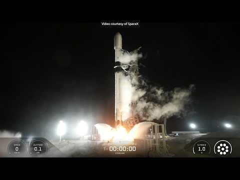 SpaceX Starlink 377 launch and Falcon 9 first stage landing, 11 April 2026