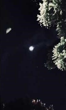 Huge rods shooting around Moon. One comes straight from Moon