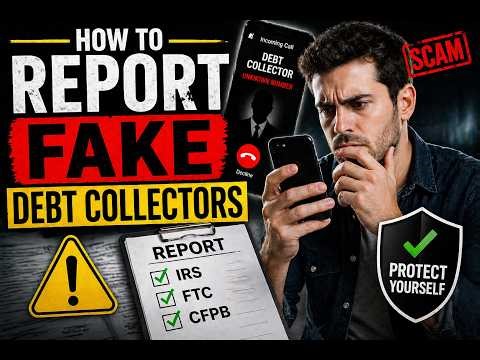 How to report fake debt collectors
