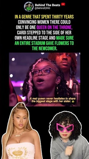 Real Queens Fix Each Other's Crowns 👑 #CardiB #Latto #SummerJam #Sisterhood