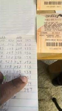 I ALMOST WON the Lottery 😱 Off By 1 Digit! Daily 3 & Daily 4 Prediction