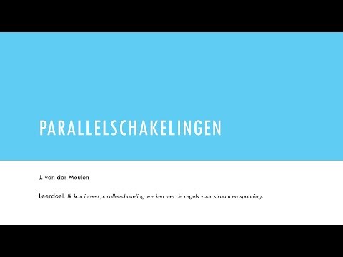 07 Parallelschakelingen
