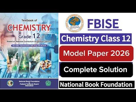 Class 12 | Chemistry | Solved Model Paper (Complete) | New Syllabus 2026