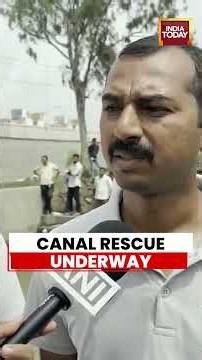 Surat: Rescue Operation Underway After Two Youths Swept Away in Chalthan Canal