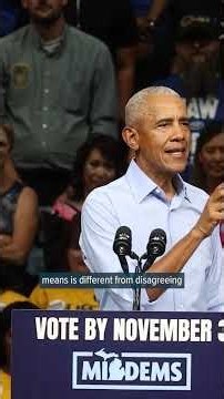 Barack Obama campaigns in Detroit: Abdul El-Sayed is fighting for change