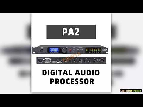 PAPA2260 professional digital audio processor 3 into 6 out of speaker audio matrix signal processor
