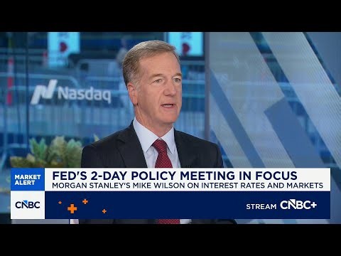 Morgan Stanley's Mike Wilson: Still very constructive on where the S&P 500 ends up for the full year